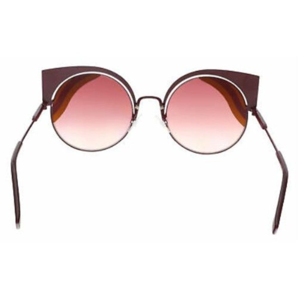 Fendi Burgundy Ff0215/S 0l9 Cat Eye Women Sunglasses - Picture 3 of 5